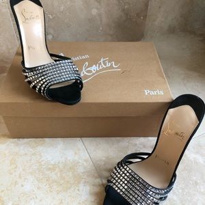 New with box Christian Louboutin black heels